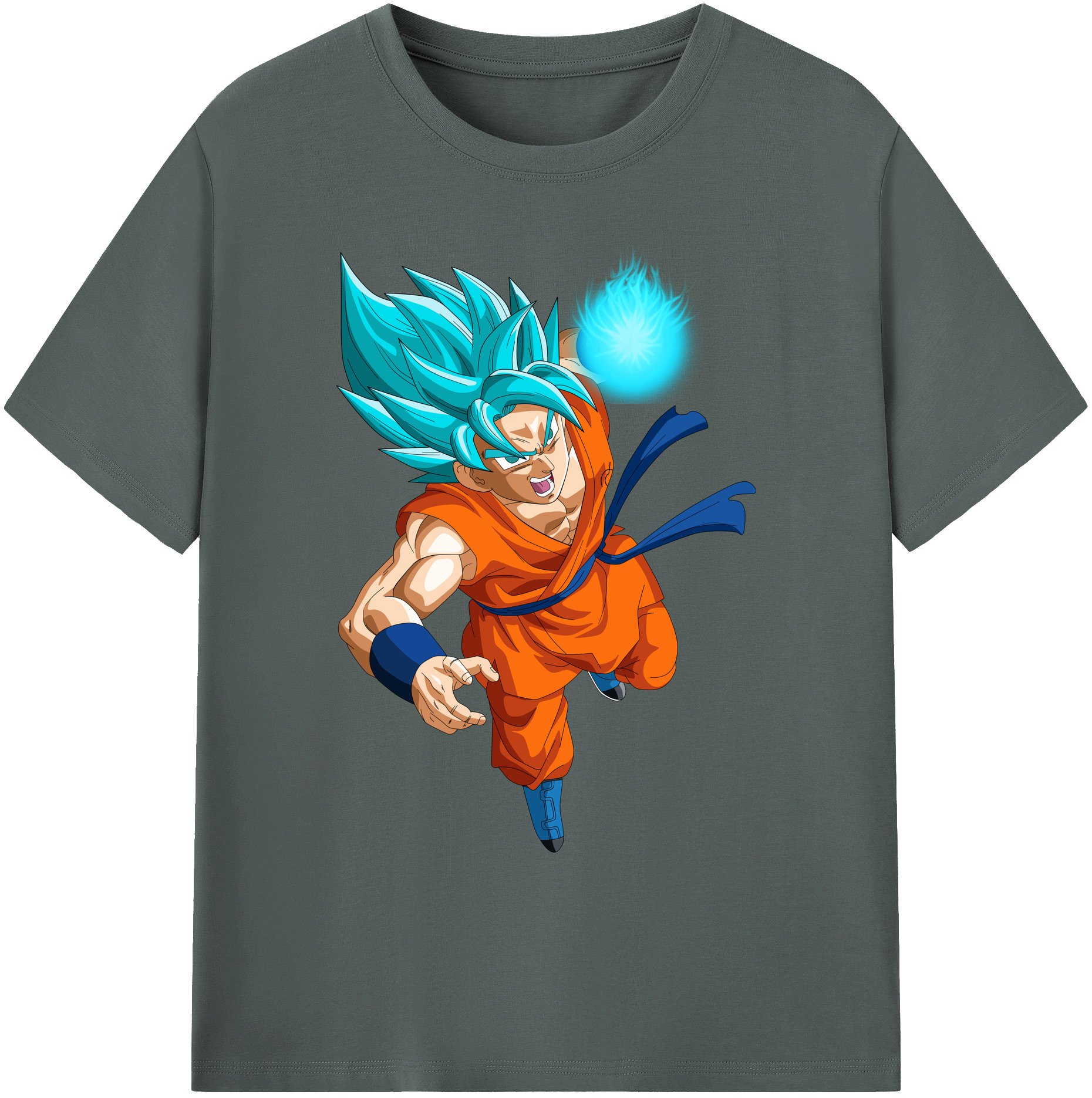 （画像用） ドラゴンボール 孫悟空（そん ごくう）Son Goku カカロット DRAGON BALL Kakarotto 綿100％ メンズ半袖Tシャツ｜肌触りやわらか＆通気性